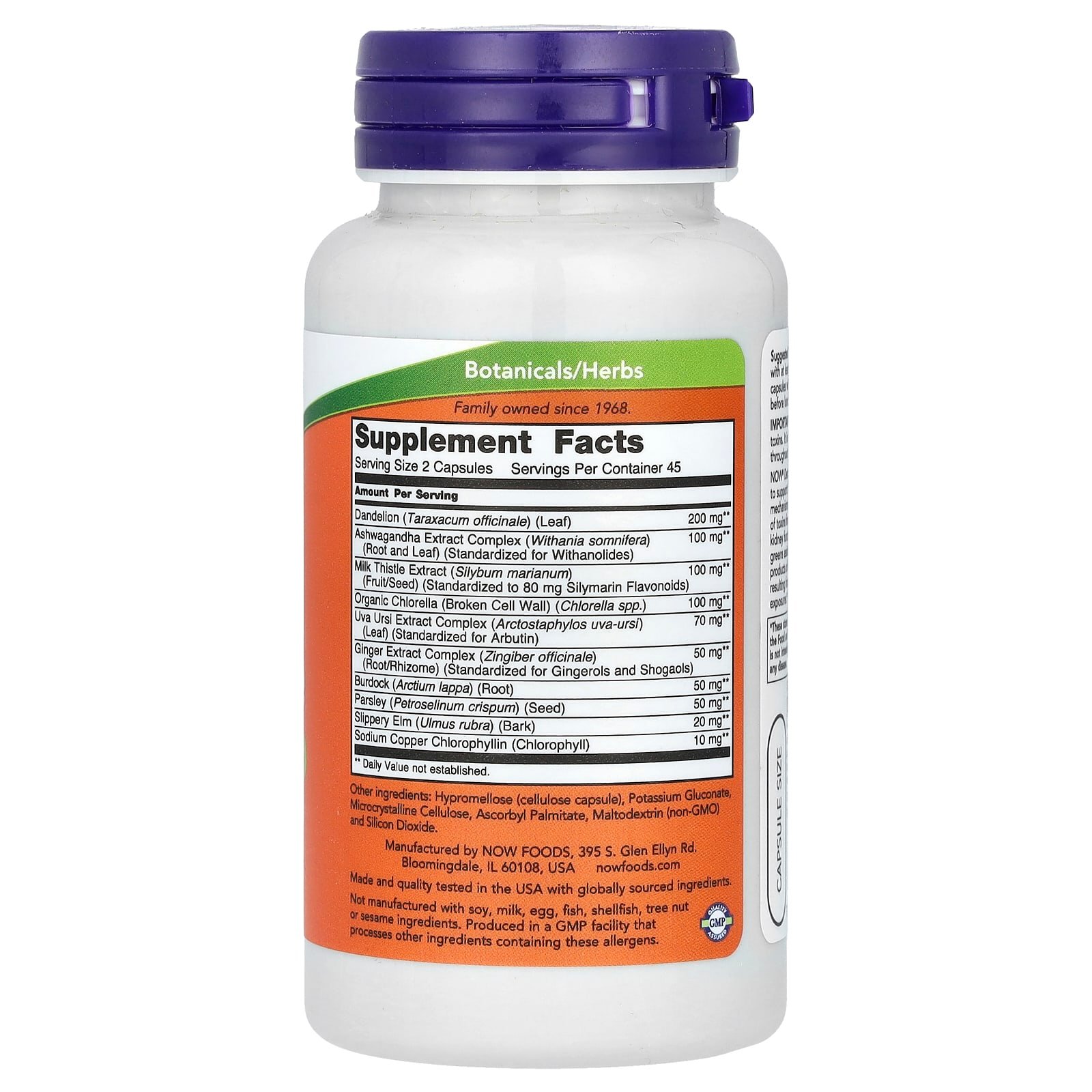 Now Foods Detox & Cleanse Liver & Kidney Support Supplement 90 Capsule - Image 3