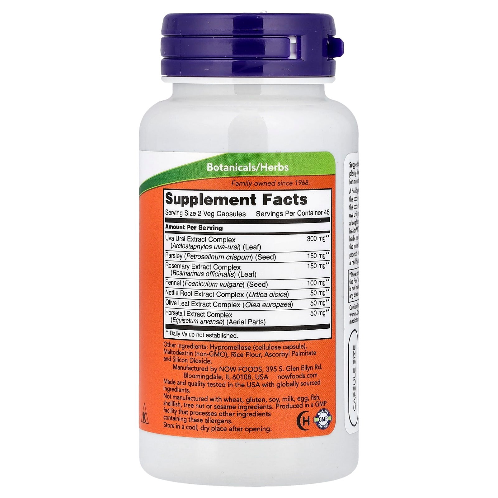 Now Foods Kidney Cleansing 90 Veg Capsules, USA - Image 3