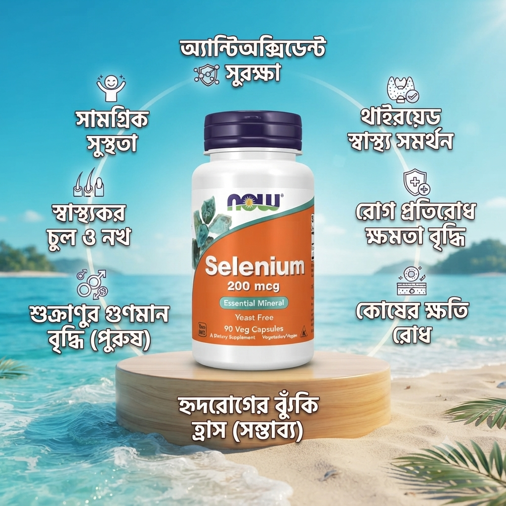 Now Foods, Selenium, 200 mcg, 90 Vegan