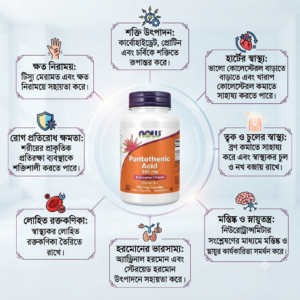 Now Foods, Pantothenic Acid, 500 mg, 100 Veg Capsules