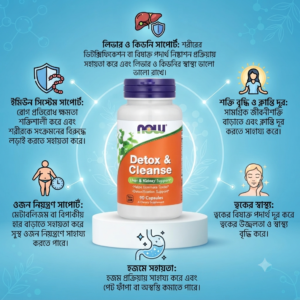 Now Foods Detox & Cleanse Liver & Kidney Support Supplement  90 Capsule